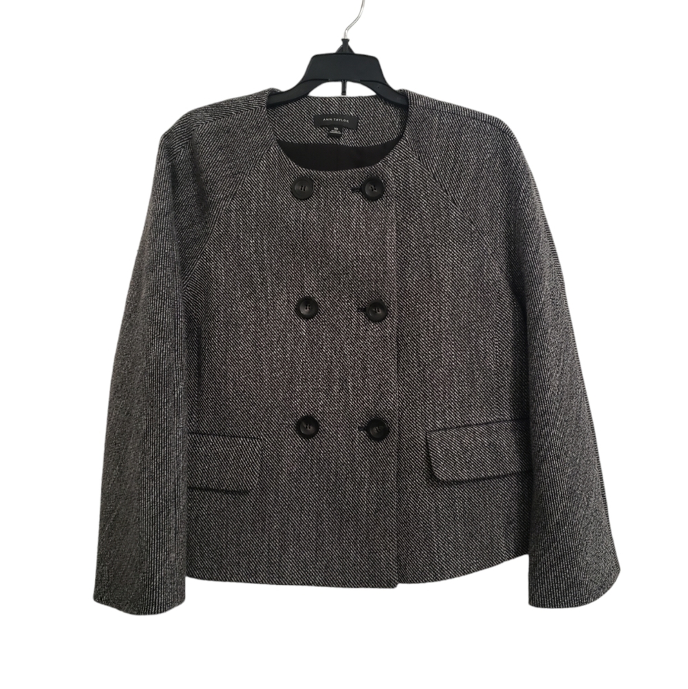 Nwot Ann Taylor Coats & Jackets Size 10 Gray Mod … - image 1